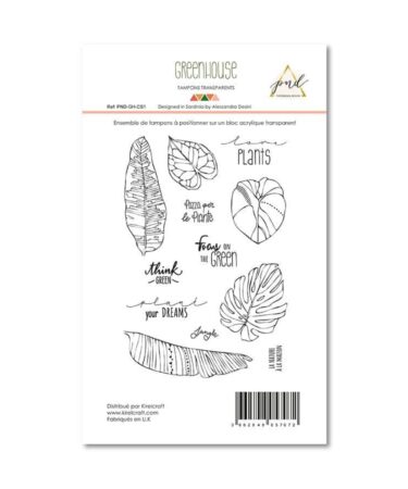 Tampons Transparent - PaperNova Design GREENHOUSE