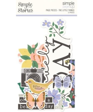 SIMPLE STORIES - COLLEZIONE THE LITTLE THINGS - SIMPLE PAGES PAGE PIECES