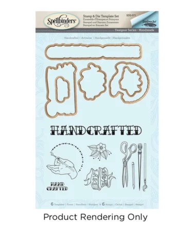 SPELLBINDERS - fustelle + timbri gomma HANDCRAFTED