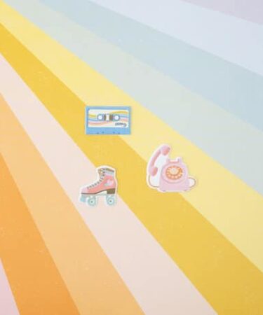 Alternative view of American Crafts Jen Hadfield - Collezione  Flower Child Puffy Stickers (10pcs)