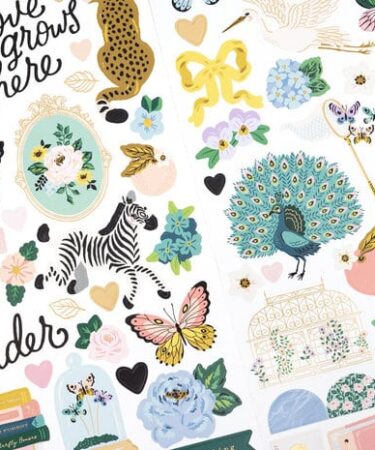 Alternative view of American Crafts Maggie Holmes - Collezione  Woodland Grove 6x12 Inch Stickers (80pcs)