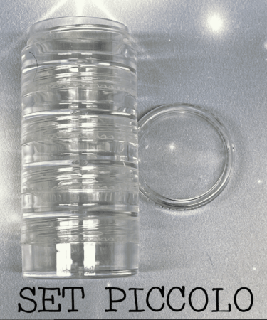 IL NEGOZIO DELLA MAMMA DI CLE- STORAGE-SET PICCOLO SCATOLINE TONDE IMPILABILI 2,5