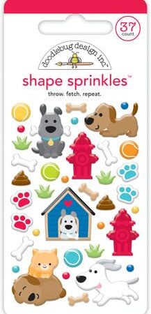 Doodlebug - Collezione Doggone Throw. Fetch. Repeat. Shape Sprinkles