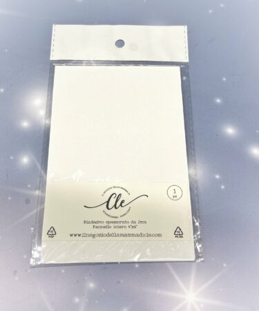 IL NEGOZIO DELLA MAMMA DI CLE- LE ATTREZZATURE DELLA CLE - BIADESIVO SPESSORATO PANNELLO 10X15 (4x6")