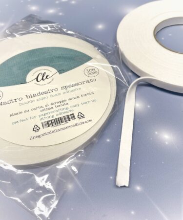 IL NEGOZIO DELLA MAMMA DI CLE - BIADESIVO SPESSORATO 2 MM 10 METRI LARGHEZZA 1 CM