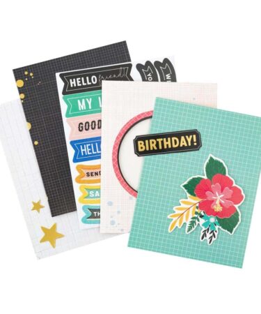 Alternative view of American Crafts -Vicki Boutin - Collezione Where To Next Card Kit - Makes 20 Cards