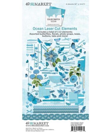 49 and Market - Color Swatch: Collezione  Ocean - Laser Cut Outs Elements