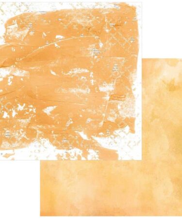 49 and Market - Collezione Spectrum Gardenia - Double-Sided Cardstock 12"X12" - Solid- Orange