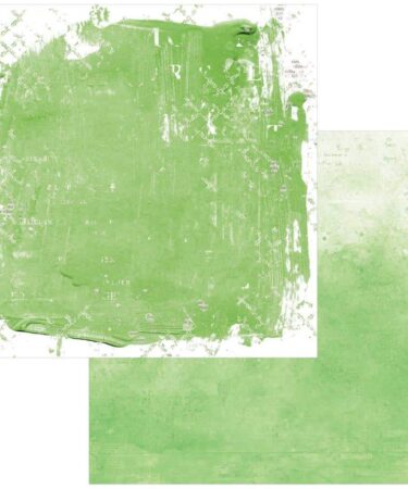 49 and Market - Collezione Spectrum Gardenia - Double-Sided Cardstock 12"X12" - Solid- Green