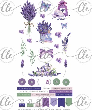 IL NEGOZIO DELLA MAMMA DI CLE - GLI ABBELLIMENTI DELLA CLE – MY 12 TALES OF 2023 -  MAGGIO  - STICKERS 6X12