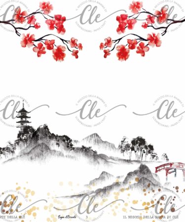 IL NEGOZIO DELLA MAMMA DI CLE - LE CARTE DELLA CLE - COLLEZIONE SOGNI D'ORIENTE - CARTA NUM. 3