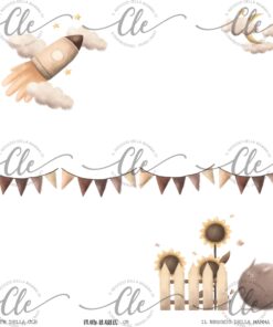 IL NEGOZIO DELLA MAMMA DI CLE - LE CARTE DELLA CLE - COLLEZIONE FLUFFY BUBBLES  - CARTA PATTERNED 5