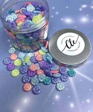 IL NEGOZIO DELLA MAMMA DI CLE - LE ATTREZZATURE DELLA CLE - CERALACCA PERLE MIX GLITTER 6 COLORI