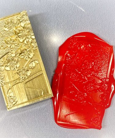 IL NEGOZIO DELLA MAMMA DI CLE - LE ATTREZZATURE DELLA CLE - SIGILLO CERALACCA FIORI DI CILIEGIO- COLLEZIONE SOGNI D'ORIENTE