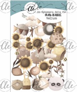 IL NEGOZIO DELLA MAMMA DI CLE - GLI ABBELLIMENTI DELLA CLE - COLLEZIONE FLUFFY BUBBLES - EPHEMERA - VELLUM