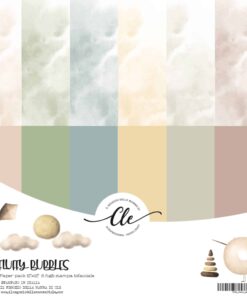 IL NEGOZIO DELLA MAMMA DI CLE - LE CARTE DELLA CLE - COLLEZIONE FLUFFY BUBBLES - PAD BASIC BIFACCIALI