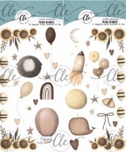IL NEGOZIO DELLA MAMMA DI CLE - GLI ABBELLIMENTI DELLA CLE - COLLEZIONE FLUFFY BUBBLES - PUFFY STICKERS