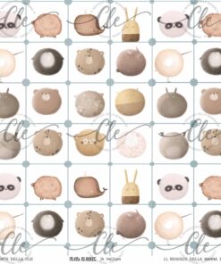 IL NEGOZIO DELLA MAMMA DI CLE - LE CARTE DELLA CLE - COLLEZIONE FLUFFY BUBBLES  - VELLUM NUM.14