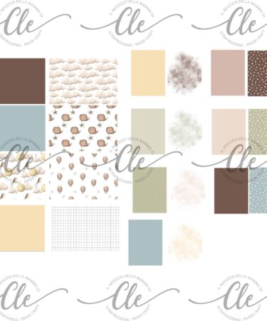 Alternative view of IL NEGOZIO DELLA MAMMA DI CLE - LE CARTE DELLA CLE - COLLEZIONE FLUFFY BUBBLES  - TESSERE PROJECT LIFE