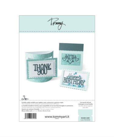 TOMMY ART - Fustella Round Card