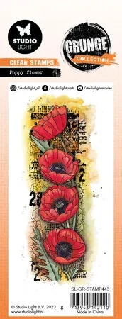 Alternative view of Studio Light Poppy Flower Grunge Stamps