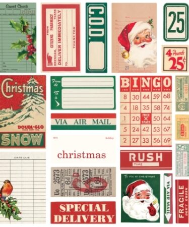 Alternative view of SIMPLE STORIES - COLLEZIONE SIMPLE VINTAGE DEAR SANTA - EPHEMERA