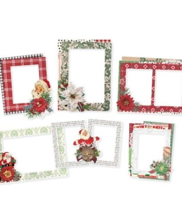 Alternative view of SIMPLE STORIES - COLLEZIONE SIMPLE VINTAGE DEAR SANTA - CHIPBOARD FRAMES