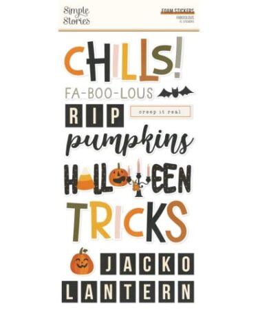 SIMPLE STORIES - COLLEZIONE FABOOLOUS - FOAM STICKERS