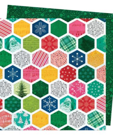 Vicki Boutin Peppermint Kisses Dbl-Sided Cardstock 12"X12 " - Capture The Joy