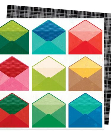 Vicki Boutin Peppermint Kisses Dbl-Sided Cardstock 12"X12 " - Greetings