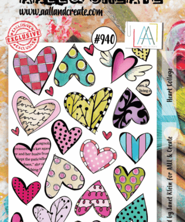 Aall and Create Stamp Set A6 Art Collage