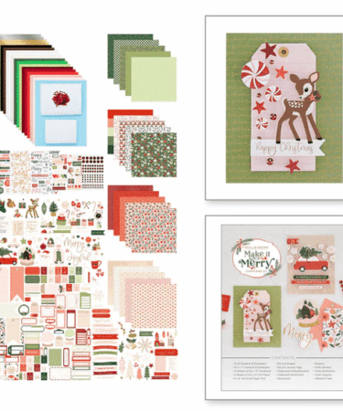 SPELLBINDERS - Cardmaking Kit 2023 Make It Merry Limited Edition Holiday