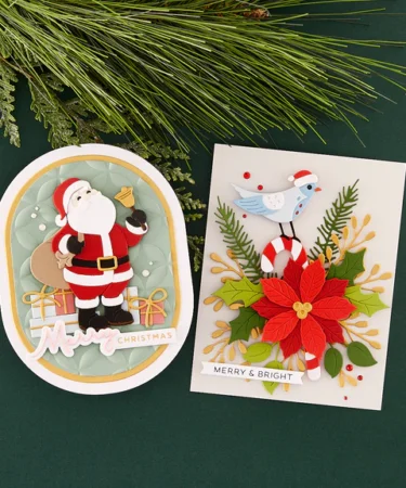 Alternative view of SPELLBINDERS - Set di fustelle - Christmas Bird Poinsettia
