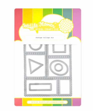 WAFFLE FLOWER - Postage Collage Die