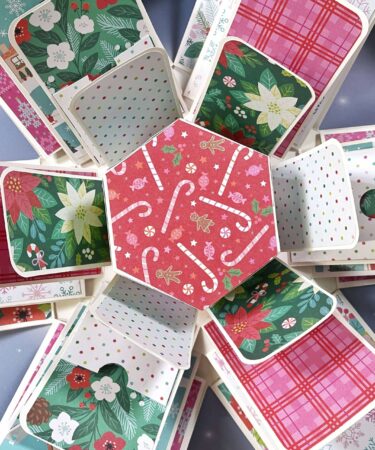 MAXI BOX CON SUGAR PLUM WISHES DI PAIGE EVANS- PRODOTTO CONTENITORE