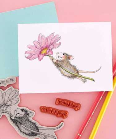 Alternative view of SPELLBINDERS - timbri in gomma DAISY MOUSE