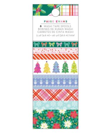 Paige Evans - Collezione Sugarplum Wishes Washi Tape 8/Pkg