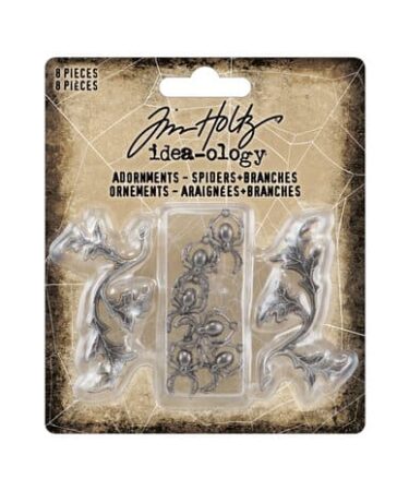 Advantus Tim Holtz Halloween Adornments Spiders + Branches