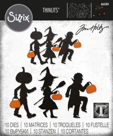 Sizzix Thinlits Die by Tim Holtz Halloween Night (10pcs)