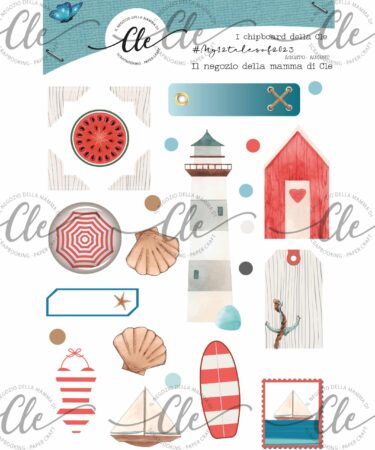 IL NEGOZIO DELLA MAMMA DI CLE - GLI ABBELLIMENTI DELLA CLE – MY 12 TALES OF 2023 - AGOSTO  - CHIPBOARDS