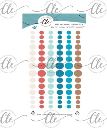 IL NEGOZIO DELLA MAMMA DI CLE - GLI ABBELLIMENTI DELLA CLE – MY 12 TALES OF 2023- ENAMEL  AGOSTO