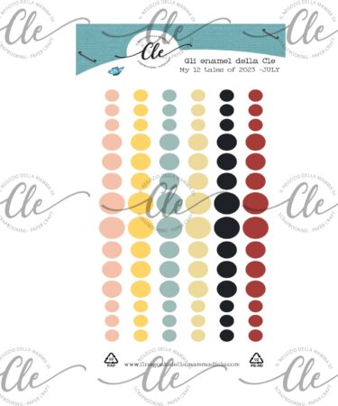 IL NEGOZIO DELLA MAMMA DI CLE - GLI ABBELLIMENTI DELLA CLE – MY 12 TALES OF 2023- ENAMEL  LUGLIO