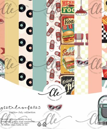 IL NEGOZIO DELLA MAMMA DI CLE - LE CARTE DELLA CLE - MY 12 TALES OF 2023 -  LUGLIO  PAPER PACK