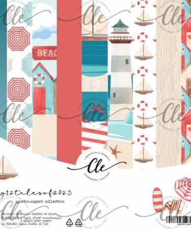 IL NEGOZIO DELLA MAMMA DI CLE - LE CARTE DELLA CLE - MY 12 TALES OF 2023 - AGOSTO  PAPER PACK