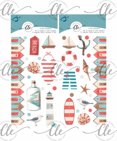 IL NEGOZIO DELLA MAMMA DI CLE - GLI ABBELLIMENTI DELLA CLE - MY 12 TALES OF 2023 - AGOSTO - PUFFY STICKERS