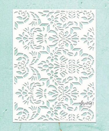 MINTAY - Stencil 6"x8" - Flower Border