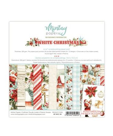 MINTAY - White Christmas, 15x15 cm (6"x6")