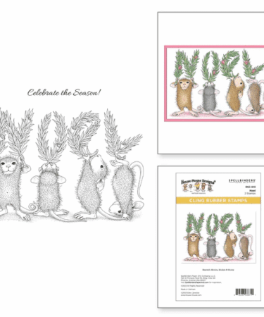 SPELLBINDERS - set di timbri in gomma - Noel