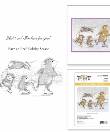 SPELLBINDERS - set di timbri in gomma - Hold On!