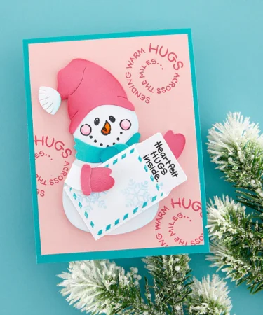 Alternative view of SPELLBINDERS - set di fustelle -Snowman Hugs Etched Dies